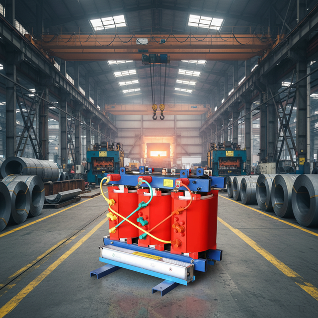 electrical equipment Flame Retardant Dry Type Transformer SCB14 10kV-11kV/6kV Input 440V/480V/400V/220V Output Ganzhong Three Phase High Voltage 50Hz industrial power transformer
