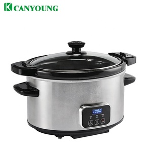 Cocotte-minute électrique <span class=keywords><strong>Programmable</strong></span> numérique ovale de 3,5 l en grès, mécanisme de verrouillage de la marmite analogique à l'autocuiseur - Product Image 5