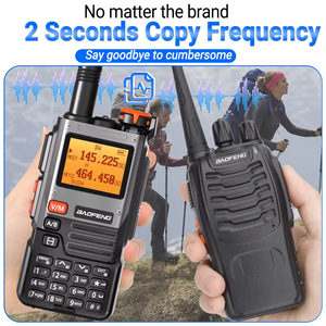Baofeng UV-K61 talkie-walkie Air pleine bande type-c fréquence sans fil longue portée Portable UHF VHF UV5RRécepteur bidirectionnel Radios jambon - Product Image 4