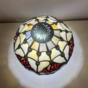LongHuiJing Luxury Bohemian 8" Tulip Table Lamp for Reading Desk, Nightstand & Living Room - Tiffany Style Memory Lamp - Product Image 3