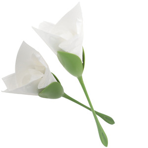 Flower Shape Napkin Holders Green Eco-Friendly For Party Table <b>Decorations</b> - Product Image 2