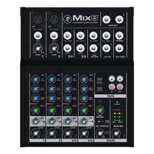 Mezclador para DJ MIX SERIES 8 Negro MIX8 - Product Image 1