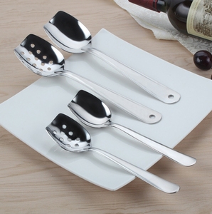 DFG116 Stock for Wholesales Special Design Buffet <b>Serving</b> <b>Spoon</b> with or Without Drawing Holes - Product Image 4