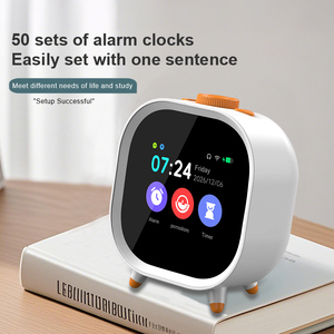 Nuevo Reloj Despertador Inteligente Inalámbrico de 1500 mAh con Alarma por Voz, Temporizador, Pronóstico del Tiempo - Product Image 5