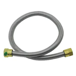 24 inch Gas Hose Appliance for Garage Heaters, Gas Stoves, Gas Fireplace and Gas Dryer Outdoor Garden