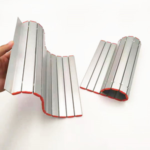 Cubierta <span class=keywords><strong>de</strong></span> delantal <span class=keywords><strong>de</strong></span> aluminio <span class=keywords><strong>de</strong></span> enlace hecho a medida, cortina <span class=keywords><strong>de</strong></span> escudo a prueba <span class=keywords><strong>de</strong></span> polvo - Product Image 6