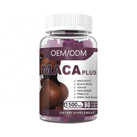 Gummies OEM à la racine de Maca pour l'amélioration des fesses, supplément alimentaire pour l'augmentation de la circonférence des hanches et des fesses chez la femme