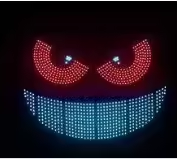 Nuevo Diseño <span class=keywords><strong>de</strong></span> Luces LED Dinámicas USB para Parabrisas <span class=keywords><strong>de</strong></span> Coche, Panel LED Matrix Universal para Ventana Trasera <span class=keywords><strong>de</strong></span> Coche, Luces <span class=keywords><strong>de</strong></span> Ojos <span class=keywords><strong>de</strong></span> Diablo - Product Image 6