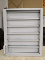 MINGLEI Cadre en aluminium résistant aux ouragans Fenêtres à persiennes fixes Fenêtres à persiennes en aluminium Fenêtres Jalousie
