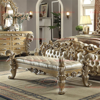 Amerikanische Traditionelle Luxus-Schlafzimmermöbel-Sets für den Heimgebrauch Massivholz-Design Schlafzimmer-Sets Bettmöbel