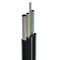 HXCOWO FTTH De 1 Hilo Fibra Optica Roll 4 Core GJYXCH GJYXFCH 1 Core 2 Core 1KM 2KM Cable de caída de fibra óptica