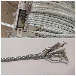 6x7 + fc 6x12 + fc 2mm 3mm 4mm 5mm Elétrico Galvanizado Flexível Corda De Fio De Aço Corda De Fio De Levantamento - Product Image 3