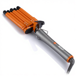 Rizador de Pelo RAF Anti-Quemaduras de 5 Barriles Iónico Ondulador Profundo Ancho con Calentamiento Rápido PTC Bobinador de Pelo Automático - Product Image 2