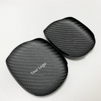 Étui pour écouteurs en fibre de carbone véritable de luxe ultra-fin, résistant aux chocs et à l'usure, pour Max 2024