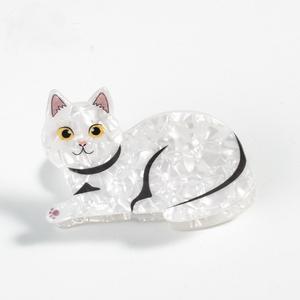 Pinzas <span class=keywords><strong>de</strong></span> <span class=keywords><strong>Pelo</strong></span> con Diseño <span class=keywords><strong>de</strong></span> <span class=keywords><strong>Gato</strong></span> <span class=keywords><strong>de</strong></span> Dibujos Animados, <span class=keywords><strong>de</strong></span> PVC, con Cierre a Presión, Antideslizantes, para Decoración del Cabello, para Mujeres y Niñas, Uso Diario, Moda - Product Image 5