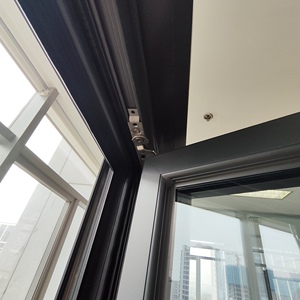 6063-t5 nhôm nghiêng và xoay cửa sổ cửa sổ nhôm hai lớp với cửa chớp lăn điện tùy chọn - Product Image 3