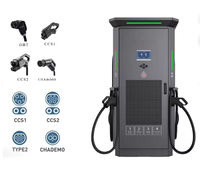 Estación de Carga Rápida para Vehículos Eléctricos de Alta Potencia 160kW 180kW 240kW CC con 2/4 Conectores CCS1 CCS2 GBT NACS, Estación de Carga Comercial para Vehículos Eléctricos