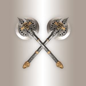 Cadeaux Artisanat Plastique Simulation PU Sword Movie Prop Axe Nordic Viking Sword Faux Pirate Hammer Self-defence Chinese Big Knife - Product Image 2