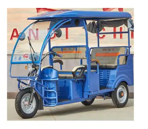 City Touring Street Transporting Business Renting Farm Loading Use Electric 3 Wheeler Battery Powered Rickshaw