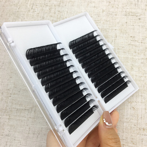 Rồng 0.05 C Siêu Tối Màu Đen Giả Chồn Nga Khối Lượng Lông Mi Handmade Tự Nhiên Dài Dễ Dàng Áp Dụng Cá nhân Khay Phần Mở Rộng - Product Image 4