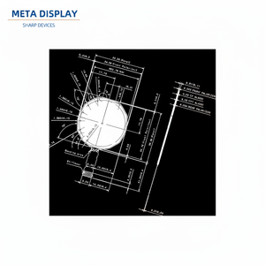 Sharp LS013B7DD02 1,29 pulgadas 260x260 201PPI FPC Pantalla circular transflectiva Pantalla TFT LCD para usar - Product Image 1