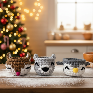 Cesta de Almacenamiento Multifuncional Personalizada con Diseño de <span class=keywords><strong>Conejo</strong></span> y Abeja para Habitaciones Infantiles, Ganchos de <span class=keywords><strong>Crochet</strong></span>, Floreros, Contenedores de Almacenamiento - Product Image 6