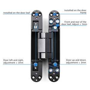<span class=keywords><strong>Bisagras</strong></span> <span class=keywords><strong>de</strong></span> <span class=keywords><strong>puerta</strong></span> ocultas <span class=keywords><strong>de</strong></span> aleación <span class=keywords><strong>de</strong></span> Zinc minimalistas populares <span class=keywords><strong>Bisagras</strong></span> <span class=keywords><strong>de</strong></span> <span class=keywords><strong>puerta</strong></span> <span class=keywords><strong>de</strong></span> <span class=keywords><strong>entrada</strong></span> ocultas resistentes para <span class=keywords><strong>puerta</strong></span> <span class=keywords><strong>de</strong></span> madera - Product Image 2