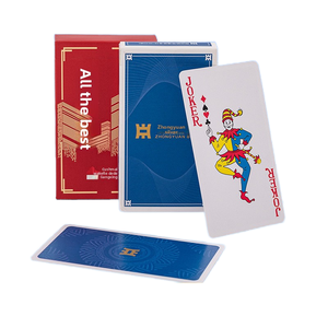 Cartas de Póker Personalizables de Tres Capas con Núcleo Negro, Papel Doméstico, con Logotipo Empresarial Impreso Especialmente - Product Image 5