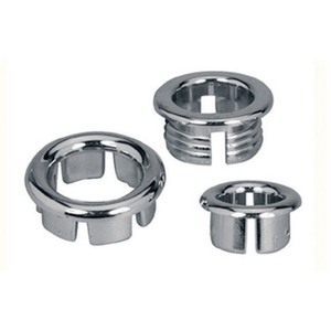 Anello di Troppopieno Cromato in ABS da 24mm per Scarichi - Product Image 1