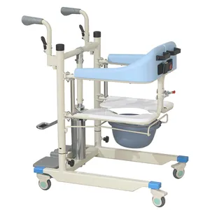2024 ใหม่ผู้พิการยกผู้ป่วยพยาบาลCommodeเก้าอี้คู่มือผู้ป่วยTransferลิฟท์เก้าอี้ล้อ