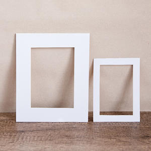 Prédécoupé 6x8 8x10 pouces Matboard <span class=keywords><strong>Passepartout</strong></span> couleur verte prédécoupé 4x6 pouces montage noir blanc tapis pour cadre Photo - Product Image 4