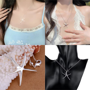 Ciondolo a Forma di Stella Marina in Argento Sterling 925 per Donne, Gioiello per Matrimonio e Fidanzamento, Regalo, Collares Tendencia 2026, Collares Para Mujer - Product Image 3