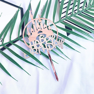 Decorazione per Torta in Acrilico a Doppio Strato Riutilizzabile 'Buon Compleanno' per Capodanno e Altre Feste, Decorazione per Cupcake e Dessert - Product Image 6