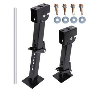 2 jeux de stabilisateurs de support de remorque en acier pour les voyages en plein air pour les fourgons de camping et les remorques de caravanes - Product Image 2