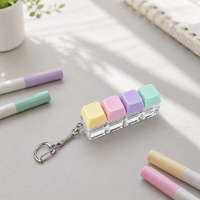 Porte-clés personnalisé en acrylique BOCE, interrupteur de clavier, porte-clés créatif en plastique DIY