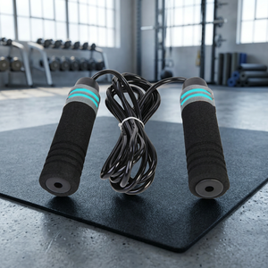 Logo Design Adjustable Handle Jump <b>Rope</b> 2.5M Durable Customized Material Portable Packaging Gym Use Unisex <b>Exercise</b> - Product Image 2