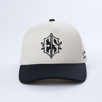 Custom Logo Gestructureerde Caps Sport Honkbal Hap 5 Vijf Panel Mannen En Vrouwen Nieuwe Gebogen Rand 2 Two Tone Baseball Cap
