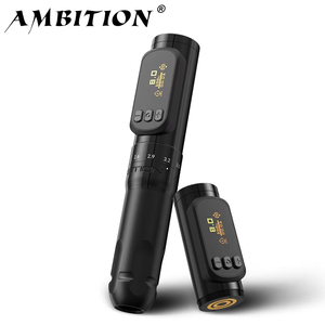 Máquina de Pluma Inalámbrica Ambition Sally 270 para Tatuaje y Maquillaje Permanente con Carrera Ajustable de 2.0-3.5mm para Tatuajes Pequeños, Cejas, Labios y Cuero Cabelludo - Product Image 1