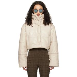 Veste matelassée en cuir pour <span class=keywords><strong>femme</strong></span> de haute qualité Fabricants de vêtements Manteau d'hiver avec logo personnalisé Veste en duvet pour femmes - Product Image 1