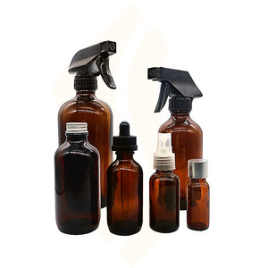 Rỗng 1oz 2oz 250ml 500ml rõ ràng hổ phách màu xanh <span class=keywords><strong>Boston</strong></span> Kính Kích hoạt Phun chai với bơm lại <span class=keywords><strong>Atomizer</strong></span> - Product Image 2