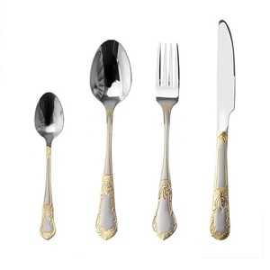 Juego de Cubiertos de Acero Inoxidable Plateado Brillante – Cubertería Elegante con Mangos de Diseño para Cenas, Fiestas y Ocasiones Especiales - Product Image 5
