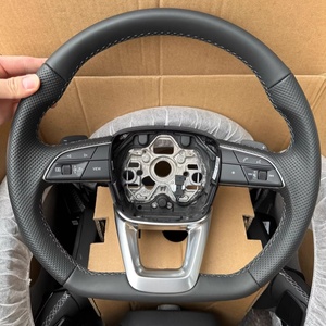 Volant de voiture en cuir pour <span class=keywords><strong>Audi</strong></span> R8 B8 B9 A3 8V A4 A5 A6 C6 S3 S4 S5 S6 A7 S7 RS3 RS4 RS5 <span class=keywords><strong>RS6</strong></span> RS7 Q3 Q5 Q7 <span class=keywords><strong>RS6</strong></span> R8 TT SQ5 SQ7 - Product Image 4