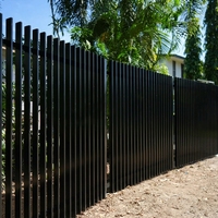 Clôture de sécurité en aluminium thermolaqué au design moderne, très vendue, pour extérieur, balcon, villa, respectueuse de l'environnement