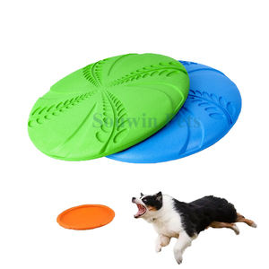 Прочный летающий диск EVA для щенков и собак, устойчивый к укусам, для занятий спортом на открытом воздухе, Интерактивная игрушка в классическом стиле - Product Image 2