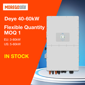 Sistema Solar Híbrido Trifásico Deye <span class=keywords><strong>de</strong></span> Moregosolar, Inversor <span class=keywords><strong>de</strong></span> 40kW, 50kW, 60kW para Suministro <span class=keywords><strong>de</strong></span> Energía Residencial - Product Image 2
