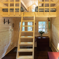 Maisonnette en bois pour le jardin, maisonnette de week-end, kit de petite cabane en bois