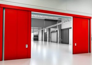Puertas correderas resistentes al fuego industriales de acero <span class=keywords><strong>Puerta</strong></span> corrediza <span class=keywords><strong>industrial</strong></span> <span class=keywords><strong>Puerta</strong></span> corrediza resistente al fuego de acero inoxidable - Product Image 2