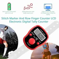 Compteur numérique électronique portable en acier inoxydable avec écran LCD pour Tasbeeh/Tasbih, Compteur manuel de perles, Compteur à clics