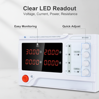Fuente de Alimentación de CC de Laboratorio Ajustable MYAMI 0-150V 30A 20A 10A 5A, Variable 30V 60V 20A 4500W 1500W con Pantalla LED de 4 Dígitos