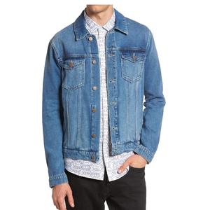 Veste décontractée coupe oversize en jean 100 % coton pour homme, coupe-vent et respirante, avec logo couleur personnalisé, idéale pour l'hiver (OEM) - Product Image 3
